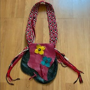 🛍 Beautiful Leather Bag 🌸🌼🌺